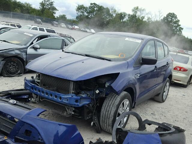 1FMCU0F78DUC13956 - 2013 FORD ESCAPE S BLUE photo 2