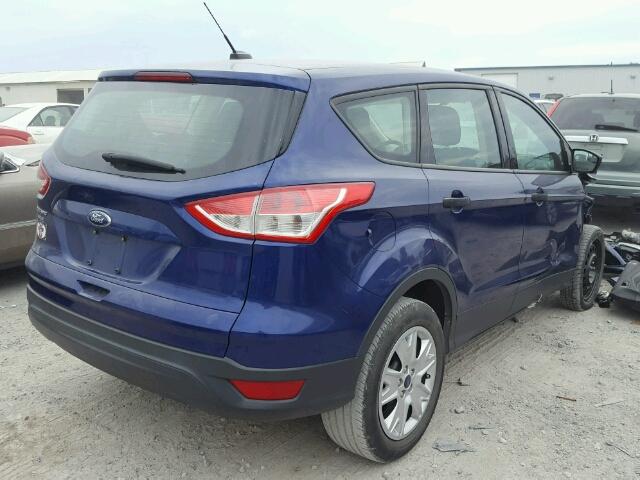 1FMCU0F78DUC13956 - 2013 FORD ESCAPE S BLUE photo 4