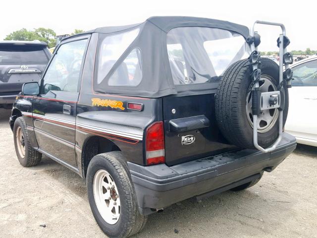 2CNBJ18U4P6910041 - 1993 GEO TRACKER BLACK photo 3