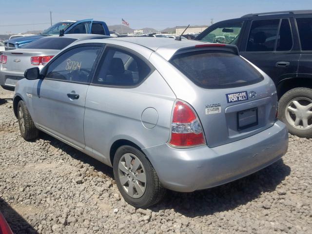 KMHCM3AC3BU194803 - 2011 HYUNDAI ACCENT GL SILVER photo 3