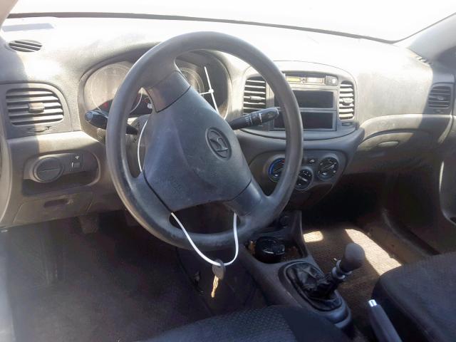 KMHCM3AC3BU194803 - 2011 HYUNDAI ACCENT GL SILVER photo 9