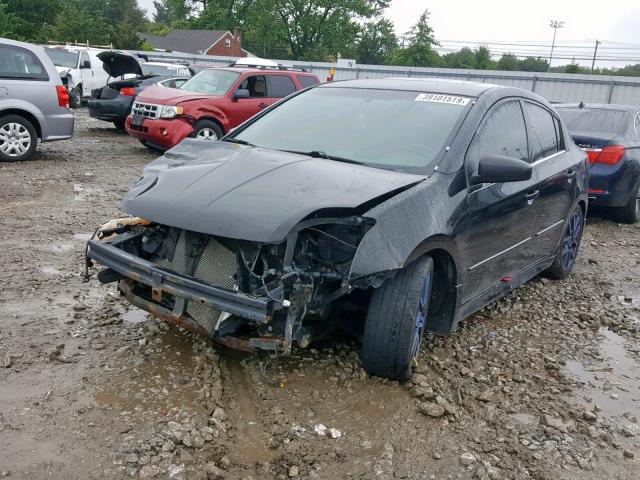 3N1CB61E68L640249 - 2008 NISSAN SENTRA SE- BLACK photo 2