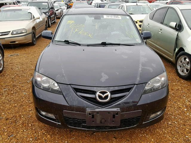 JM1BK323081801495 - 2008 MAZDA 3 S BLACK photo 9