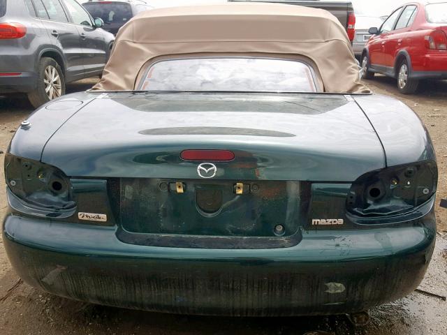 JM1NB3533X0114766 - 1999 MAZDA MX-5 MIATA GREEN photo 6