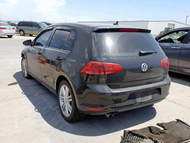 3VWRA7AU0FM086055 - 2015 VOLKSWAGEN GOLF TDI BLACK photo 3