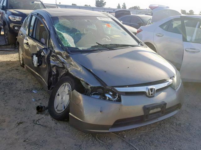 JHMFA36218S026803 - 2008 HONDA CIVIC HYBR GRAY photo 1