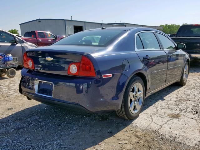 1G1ZC5EB3A4105592 - 2010 CHEVROLET MALIBU 1LT BLUE photo 4