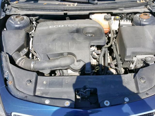 1G1ZC5EB3A4105592 - 2010 CHEVROLET MALIBU 1LT BLUE photo 7