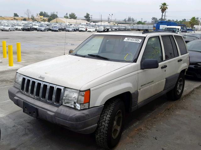 1J4FX58S1TC256587 - 1996 JEEP GRAND CHER WHITE photo 2