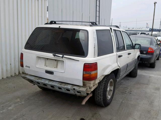 1J4FX58S1TC256587 - 1996 JEEP GRAND CHER WHITE photo 4