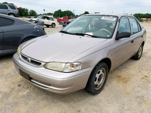 2T1BR12EXYC326130 - 2000 TOYOTA COROLLA VE BEIGE photo 2