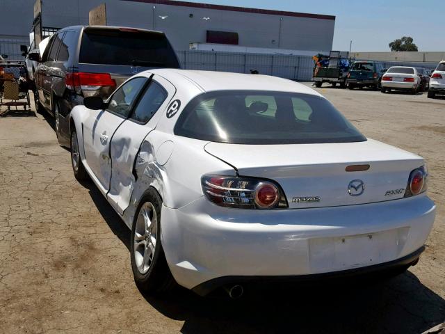 JM1FE173560206666 - 2006 MAZDA RX8 WHITE photo 3