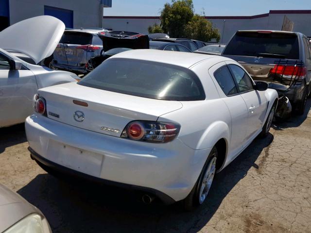 JM1FE173560206666 - 2006 MAZDA RX8 WHITE photo 4