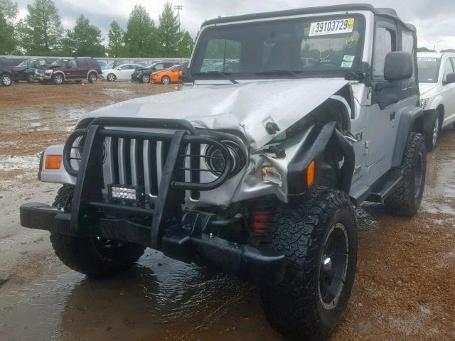 1J4FA39SX3P314581 - 2003 JEEP WRANGLER C SILVER photo 2