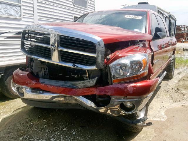 3D7KS29C36G215376 - 2006 DODGE RAM 2500 BURGUNDY photo 2