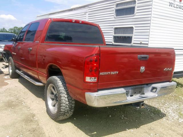 3D7KS29C36G215376 - 2006 DODGE RAM 2500 BURGUNDY photo 3