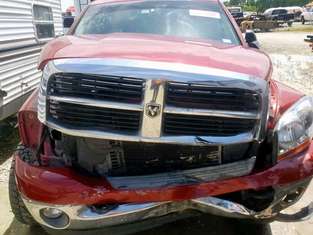 3D7KS29C36G215376 - 2006 DODGE RAM 2500 BURGUNDY photo 7