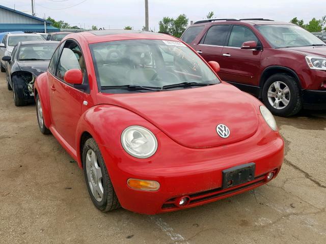 3VWCD21C1YM469044 - 2000 VOLKSWAGEN NEW BEETLE წითელი ფოტო 1