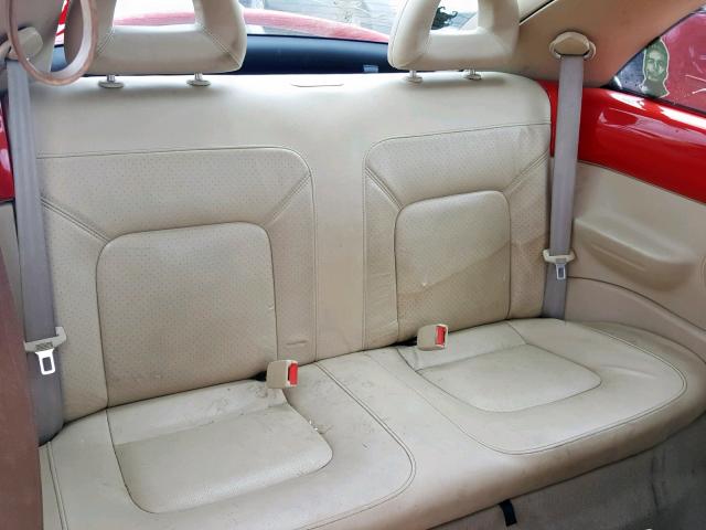 3VWCD21C1YM469044 - 2000 VOLKSWAGEN NEW BEETLE წითელი ფოტო 6