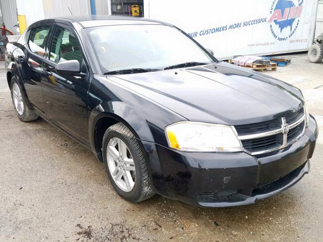 1B3CC1FB5AN235793 - 2010 DODGE AVENGER EX BLACK photo 1