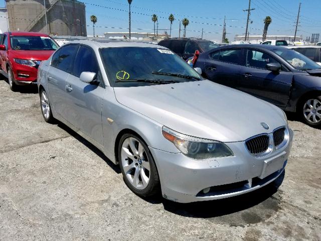 WBANB53566CP02896 - 2006 BMW 550 I SILVER photo 1