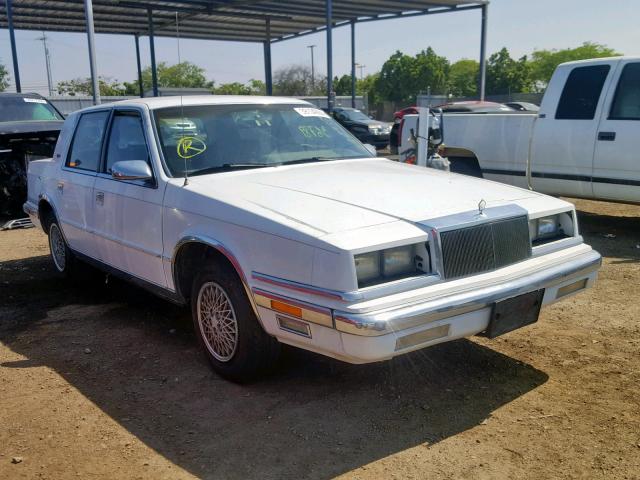 1C3BC4636KD578290 - 1989 CHRYSLER NEW YORKER WHITE photo 1