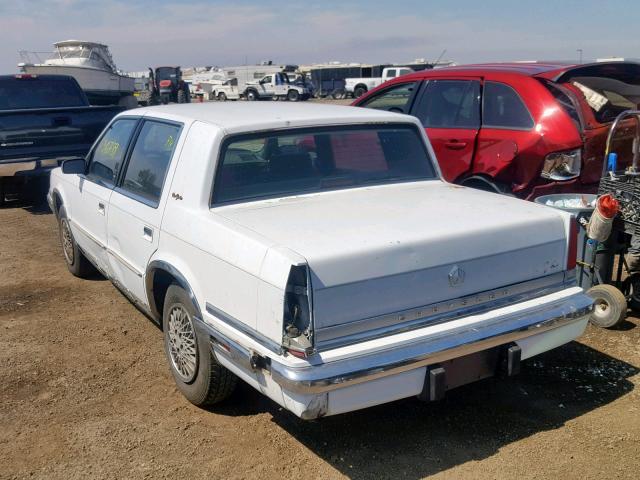 1C3BC4636KD578290 - 1989 CHRYSLER NEW YORKER WHITE photo 3