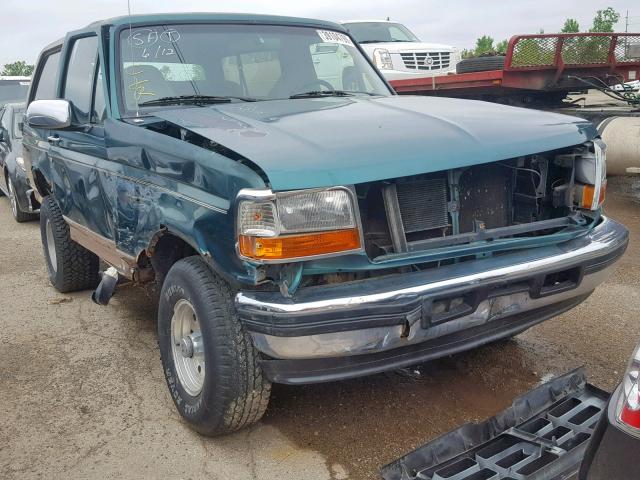 1FMEU15H2TLA34910 - 1996 FORD BRONCO U10 GREEN photo 1