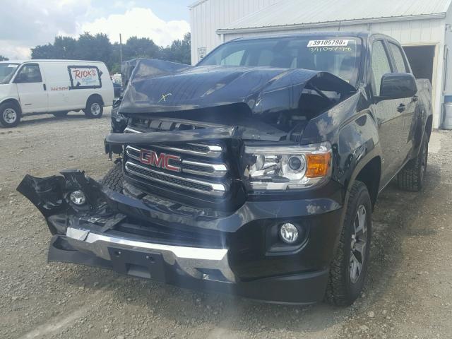 1GTG6CEN9H1149550 - 2017 GMC CANYON SLE BLACK photo 2