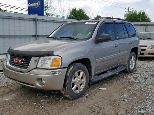 1GKDT13S222380787 - 2002 GMC ENVOY SILVER photo 2