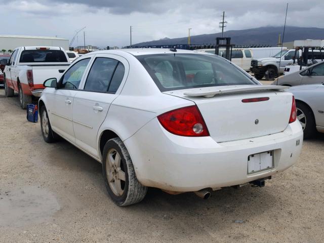 1G1AL58F787249022 - 2008 CHEVROLET COBALT LT WHITE photo 3