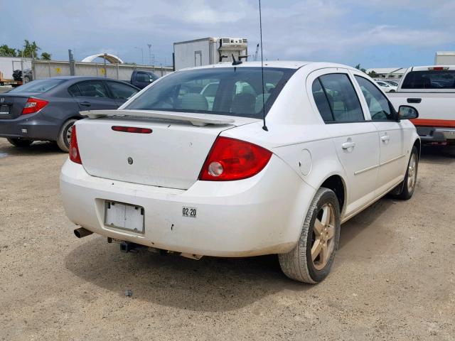 1G1AL58F787249022 - 2008 CHEVROLET COBALT LT WHITE photo 4