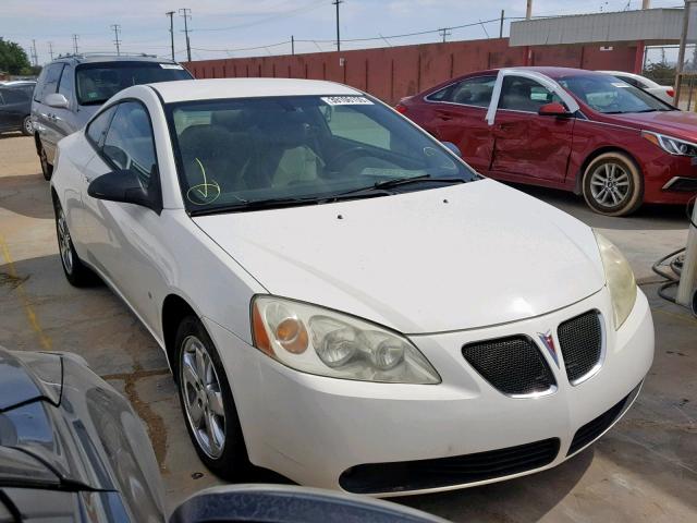 1G2ZH18N874160947 - 2007 PONTIAC G6 GT WHITE photo 1