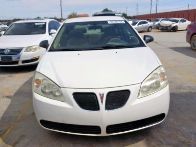 1G2ZH18N874160947 - 2007 PONTIAC G6 GT WHITE photo 9