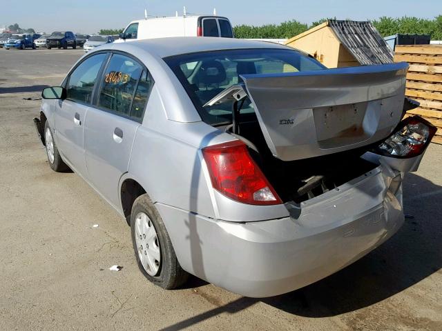 1G8AG52F93Z118685 - 2003 SATURN ION LEVEL SILVER photo 3