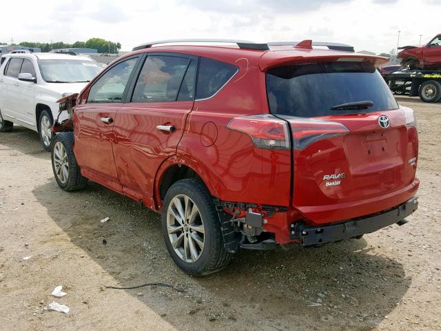 2T3DFREV8GW493974 - 2016 TOYOTA RAV4 LIMIT RED photo 3