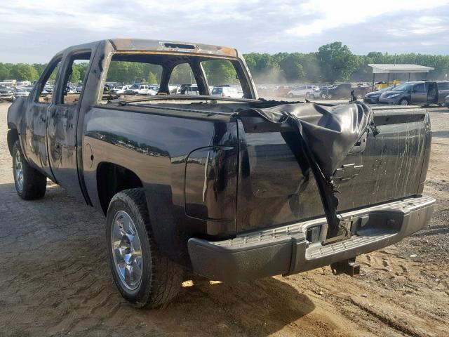 3GCRKSE33AG263936 - 2010 CHEVROLET SILVERADO BLACK photo 3