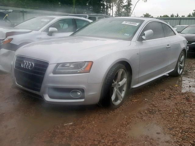 WAUWFAFR8BA020141 - 2011 AUDI A5 PRESTIG SILVER photo 2