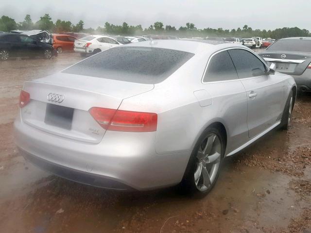 WAUWFAFR8BA020141 - 2011 AUDI A5 PRESTIG SILVER photo 4