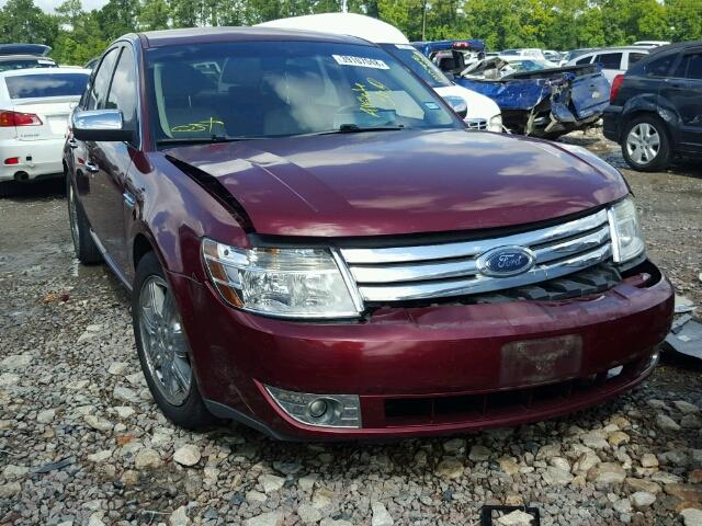 1FAHP25W18G138968 - 2008 FORD TAURUS LIM BURGUNDY photo 1