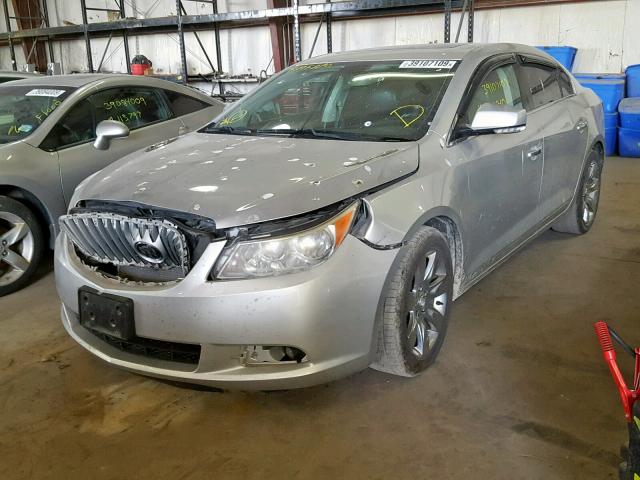 1G4GE5EV3AF147134 - 2010 BUICK LACROSSE C SILVER photo 2