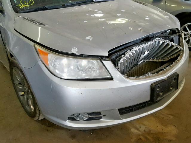 1G4GE5EV3AF147134 - 2010 BUICK LACROSSE C SILVER photo 9