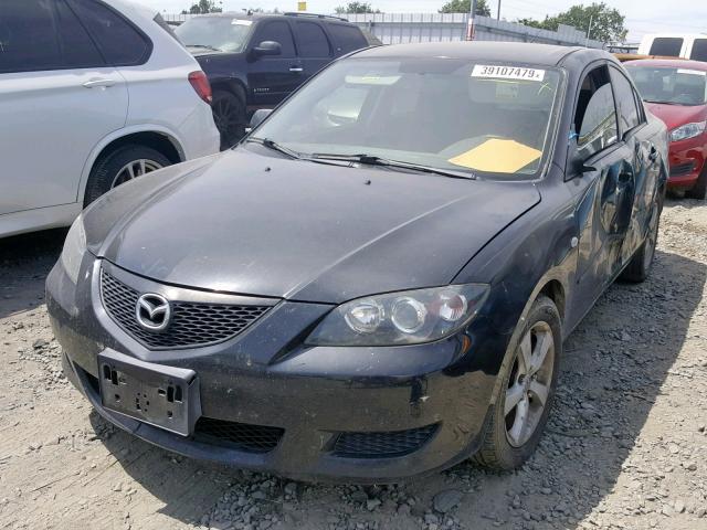 JM1BK12F361421675 - 2006 MAZDA 3 I BLACK photo 2