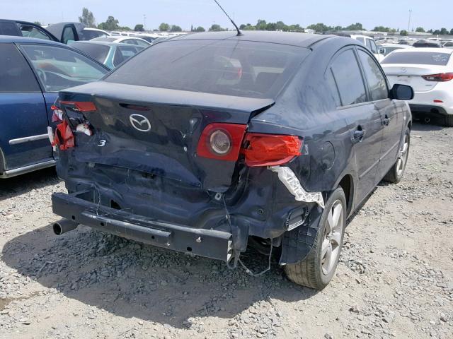 JM1BK12F361421675 - 2006 MAZDA 3 I BLACK photo 4