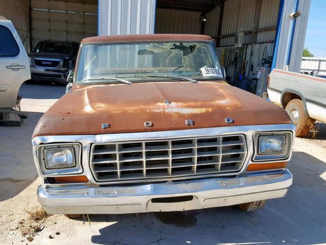 F10GPED7189 - 1979 FORD PICK UP SILVER photo 9