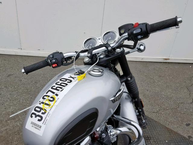 SMTD40HL0JT848045 - 2018 TRIUMPH MOTORCYCLE BONNEVILLE GRAY photo 5