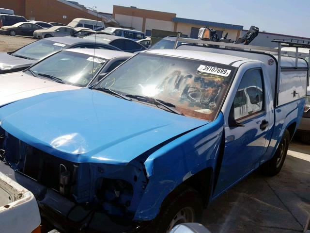 1GCCSBF93C8139506 - 2012 CHEVROLET COLORADO BLUE photo 2