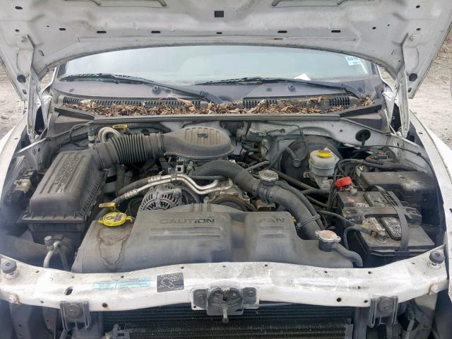 1B7FL26X5YS604225 - 2000 DODGE DAKOTA WHITE photo 7