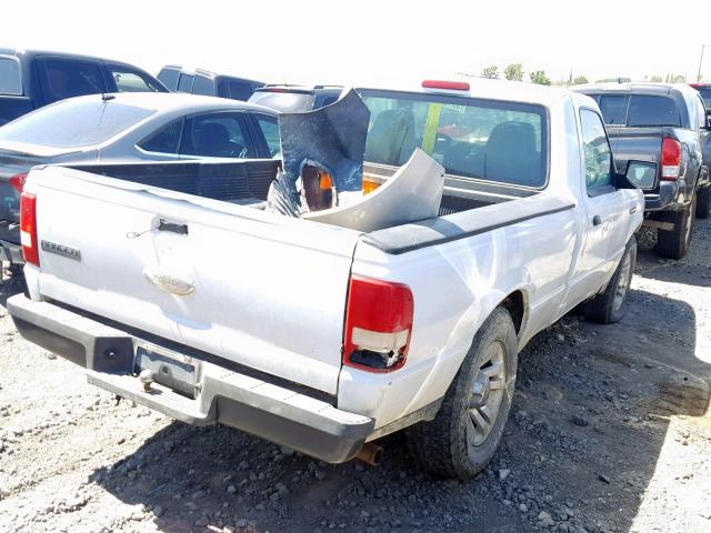 1FTYR10D47PA93592 - 2007 FORD RANGER WHITE photo 4