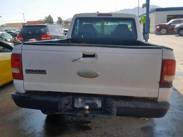 1FTYR10D47PA93592 - 2007 FORD RANGER WHITE photo 6